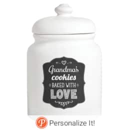 Happy Cookies Personalized Treat Jar, , large