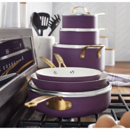 Ginny&#39;s 14-Piece Matte Finish Cookware Set, , large