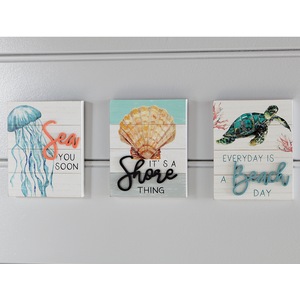3-D Beach Time Word Signs - Buy All 3 and Save, , large