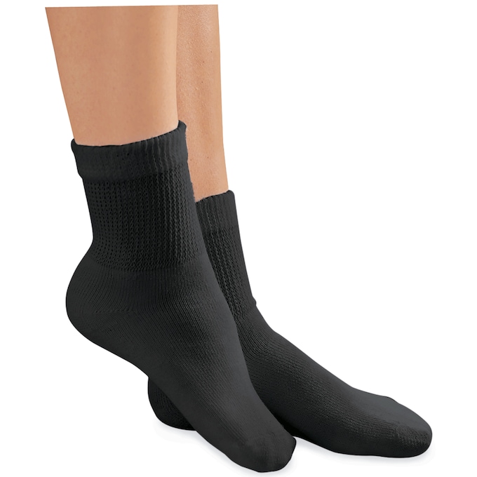 3-Pack of Diabetic Crew Socks, , large