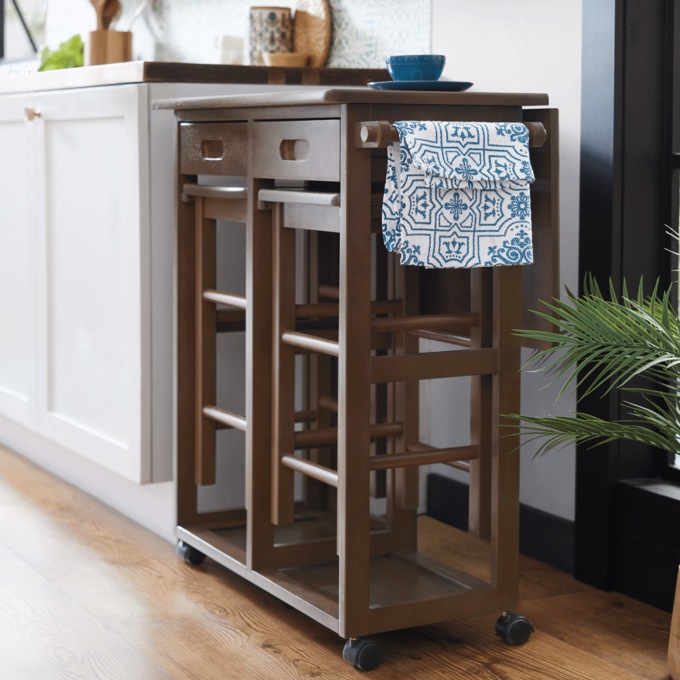 Talia Breakfast Bar with Stools, , large