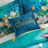 Serenity Peacock Accent Pillow, , large