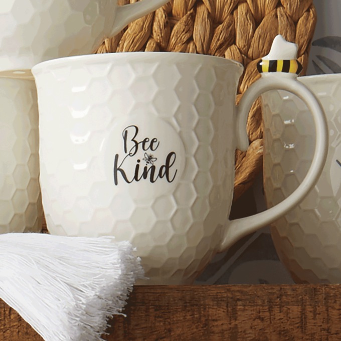 Sweet Bee 17-oz. Ceramic Mug, , large