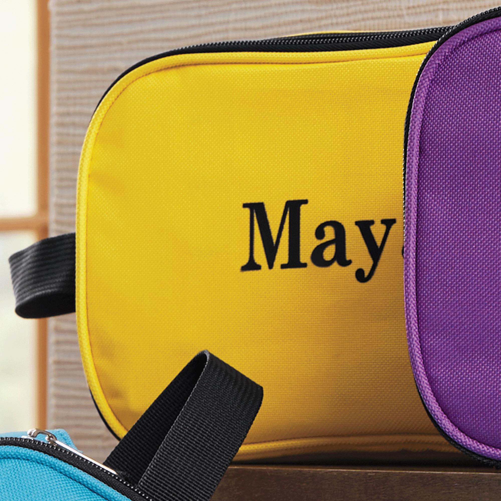 Montgomery Ward Personalized Toiletry Organizer, Gold, large