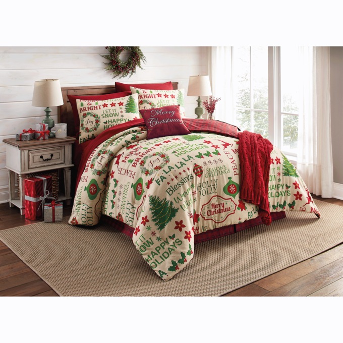 Christmas shop comforter king