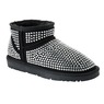 Azalea Wang Faux-Suede Fairytale Rhinestone Bootie with Faux Fur Lining for Women, , large