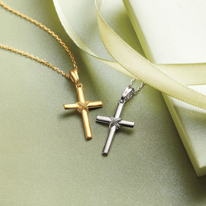 Cross X Pendant, , large