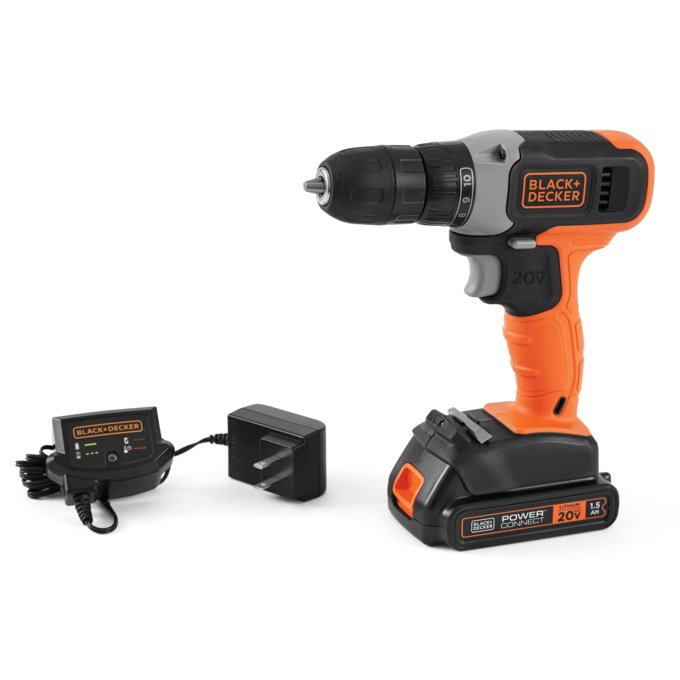 BLACK+DECKER 20V MAX Cordless Drill/Driver (Tool Only), , large