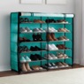 6-Layer Double Shoe Rack, Hummingbird, large