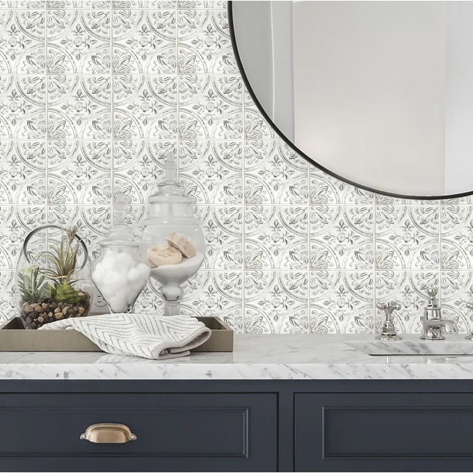 Roommates Peel and Stick Back Splash Tiles, , large