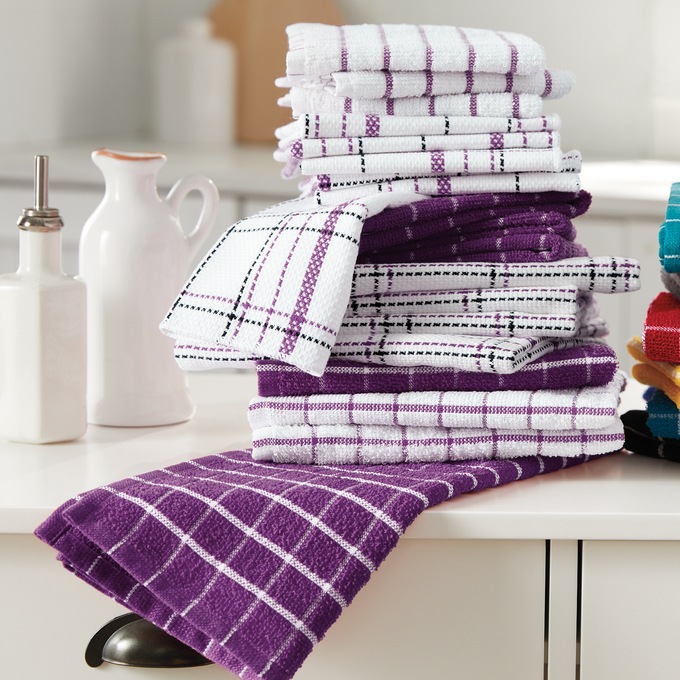20 piece kitchen shop towel set