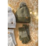 Dotted Hat and Glove Set, , large