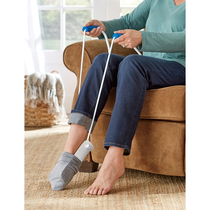 Sock Aid with Handles, , large