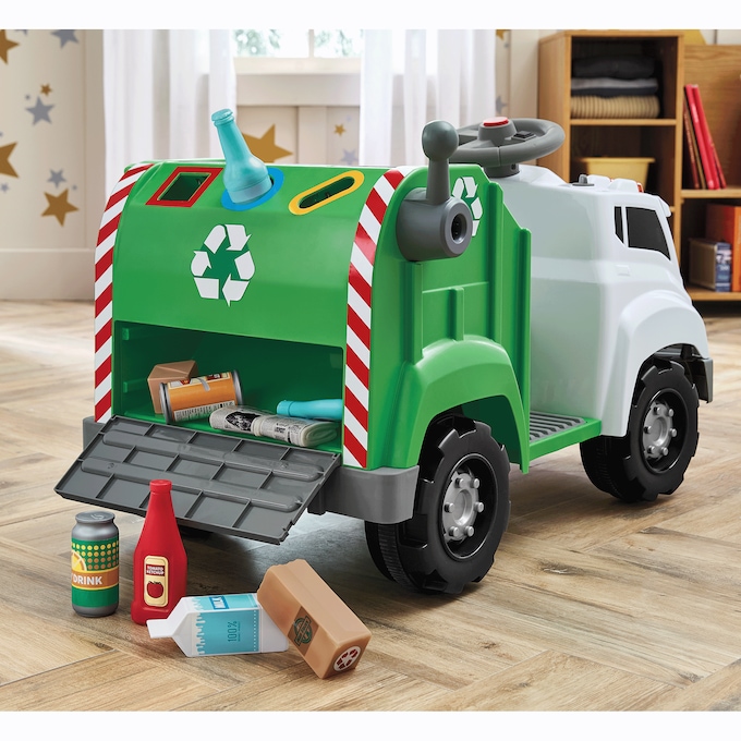 Ride-On Recycling Truck, , large