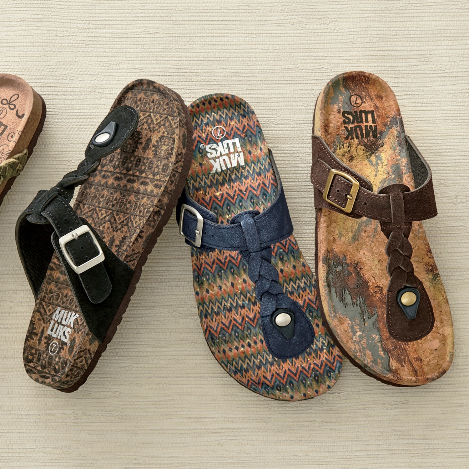 Muk hotsell luks sandals