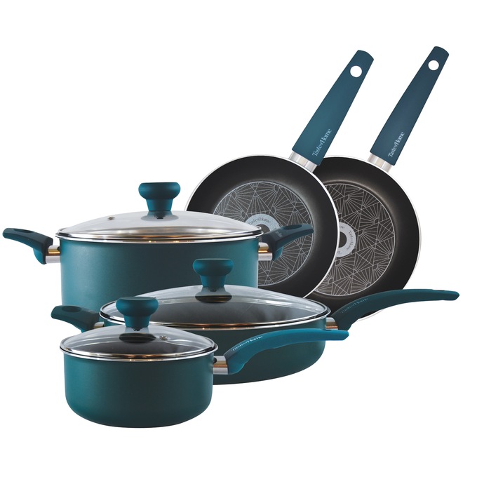 Taste of Home 8-Piece Nonstick Aluminum Cookware Set, , large