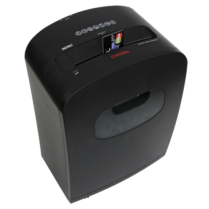 Royal 10-Sheet Crosscut Shredder, , large