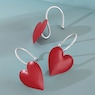 Set of 12 Heart Shower Curtain Hooks, , large