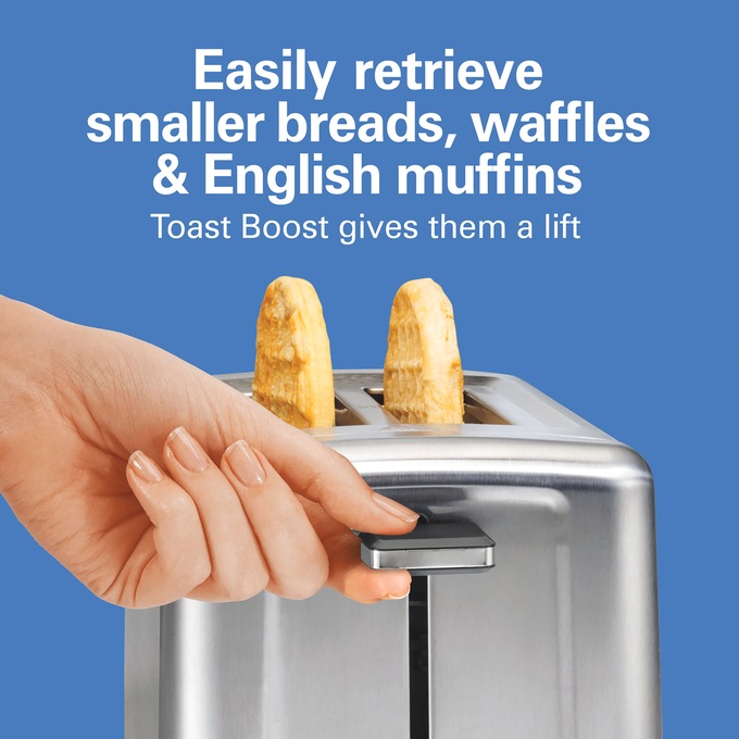 Hamilton Beach Stainless Steel 2-Slice Toaster, Stainless Steel, large