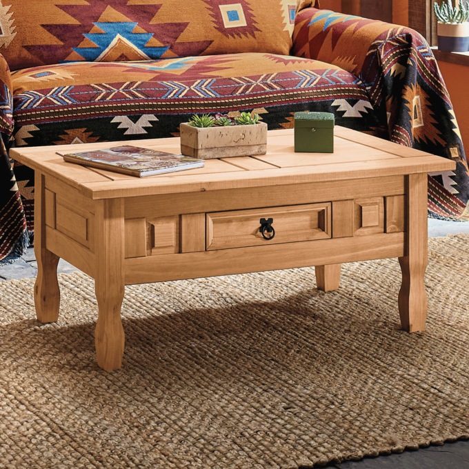 Pine Coffee Table, , large