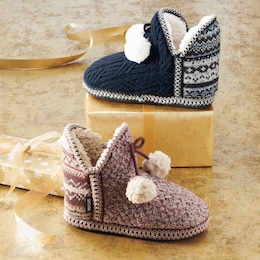 MUK LUKS Amira Slipper Bootie, , large