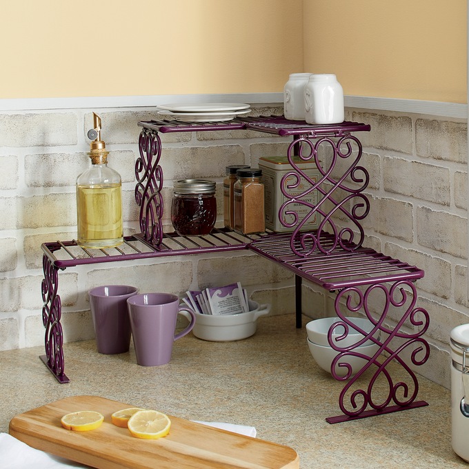Scroll Corner Shelf