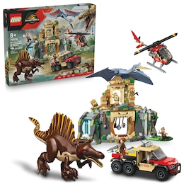LEGO Jurassic World Spinosaurus &amp; Quetzalcoatlus Air Mission, , large