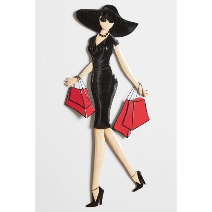 Statement Shopping Lady, , large