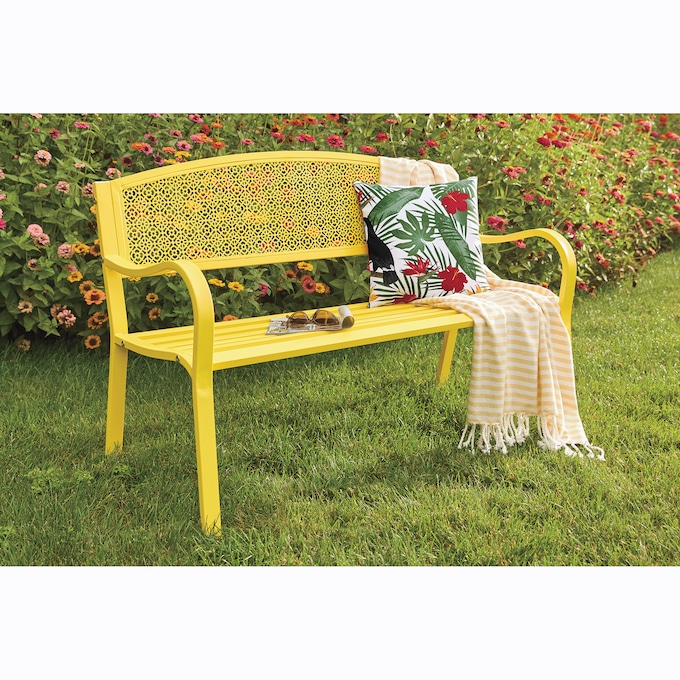 Colorful Garden Bench, , large