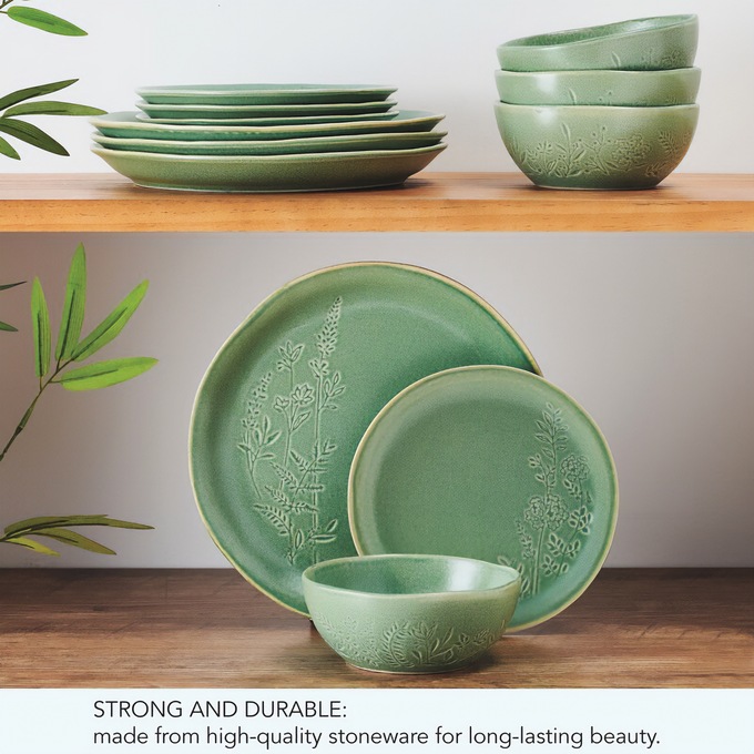 Pfaltzgraff Carrie 12-Piece Dinnerware Set, , large