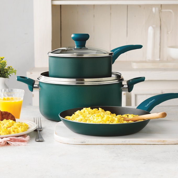 Taste of Home 8-Piece Nonstick Aluminum Cookware Set, , large