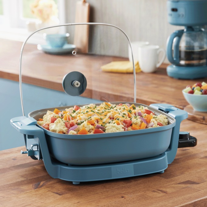 Bella Deep Make-and-Take Electric Skillet, Surf, large