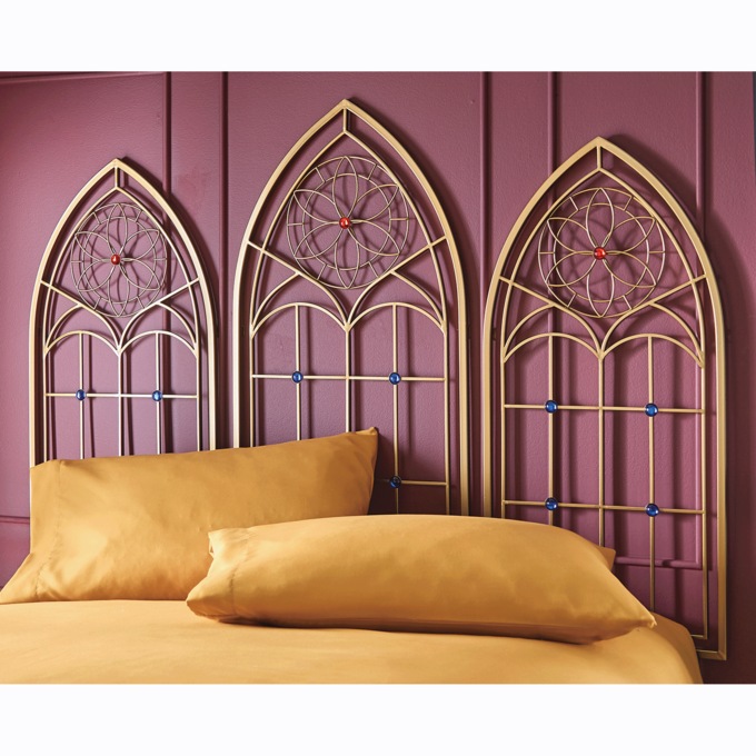 Set of 3 Cathedral Queen/King Headboard Panels, , large