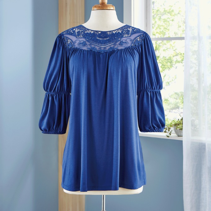 Emily Lace Top, , large