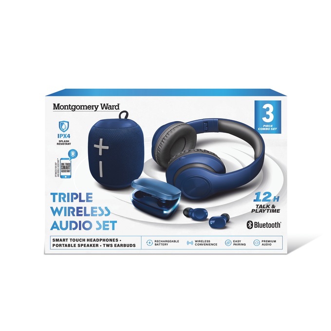 Montgomery Ward 3-Piece Wireless Audio Kit, , large