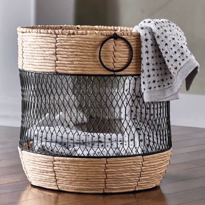 Mixed Media Basket, , large