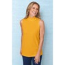 Sleeveless Mock Neck Top, , large