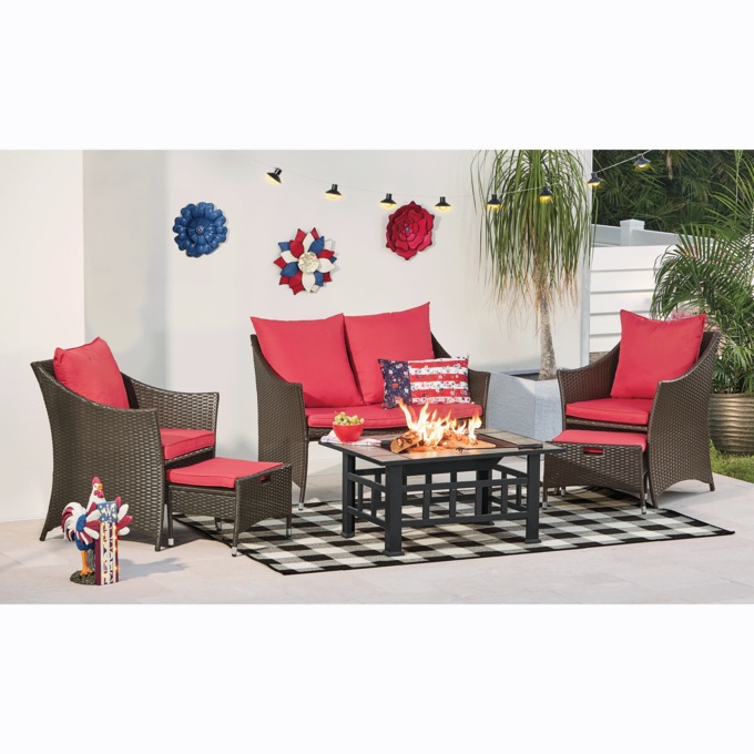 Woven Wicker-Look Outdoor Furniture, , large