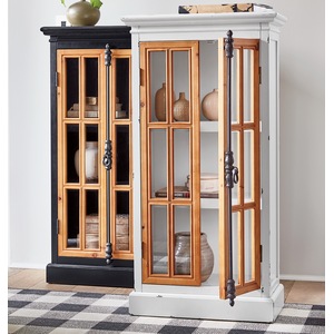 Tall Window Pane Cabinet, , large