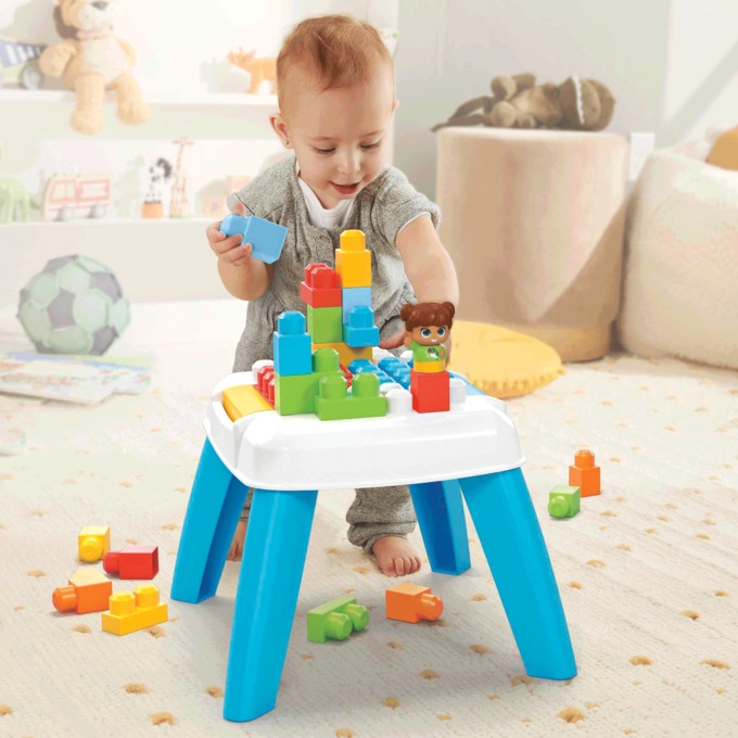 Mega Bloks Build 'n Tumble Block Table, , large