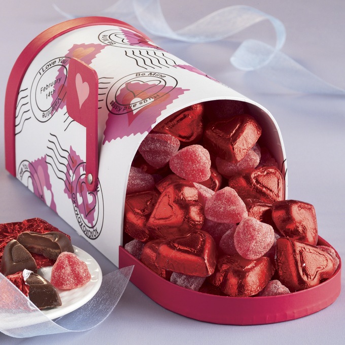Valentine Mailbox & Candy, , large