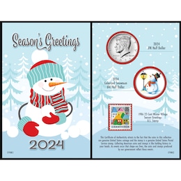 2024 Christmas Collectible Coin Card, , large