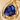 Color Crystal Necklace, Bracelet, Earring & Ring Set, Blue, swatch