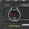 Bluetooth Vehicle FM Transmitter with Wireless Earbud, White, large