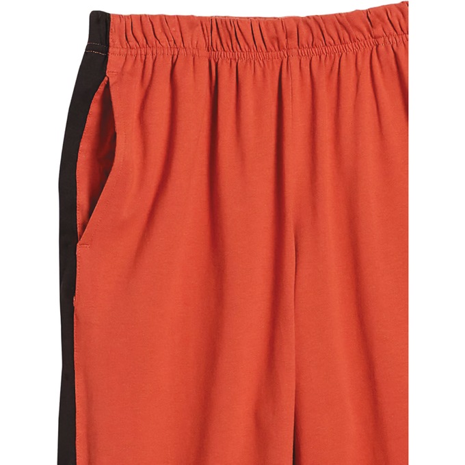 Contrast Stripe Set, Rust Black, large