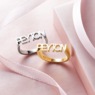 Name Cutout Ring, , large