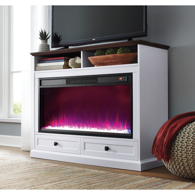 Storage Fireplace with Drawers, , large