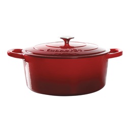 Crock Pot Artisan 7-qt. Enameled Cast Iron Oval Dutch Oven with Lid, , large