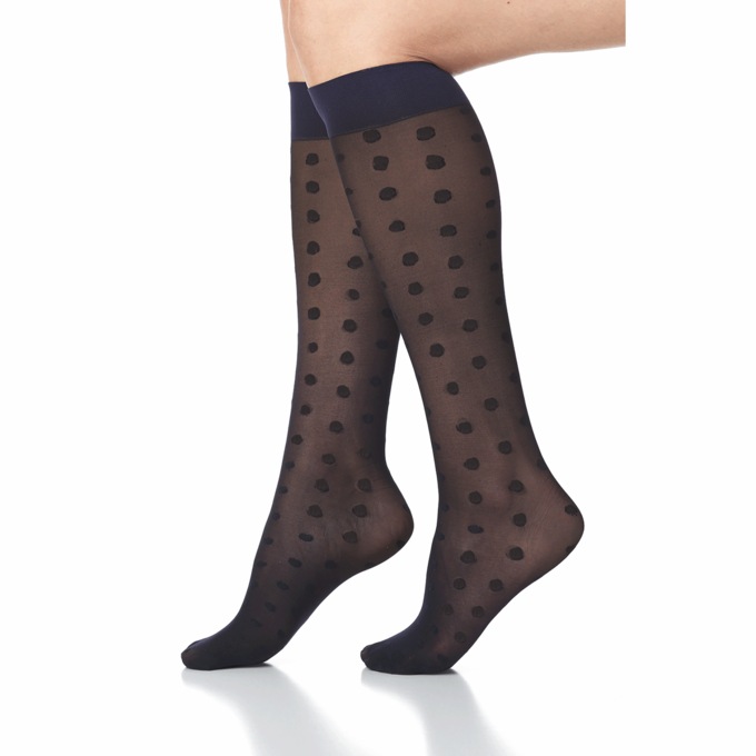 Moderate Compression Textured Knee-High, , large
