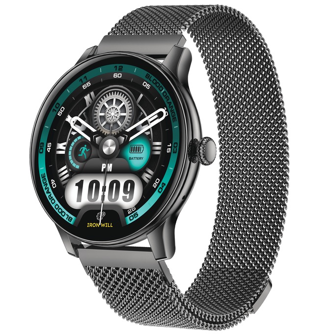 IG Round Smartwatch, Silver, large